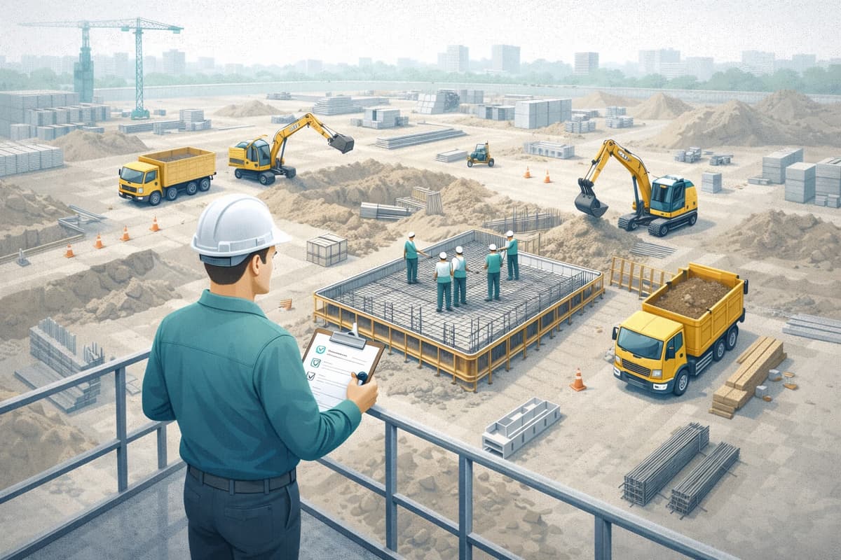 Productivity Calculator Excel spreadsheet for measuring construction work output