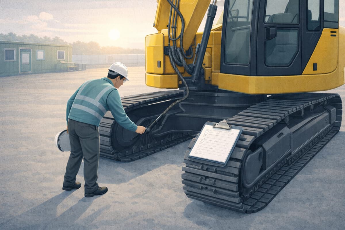 Plant Pre-Use Check Sheets Excel template for daily plant inspection records