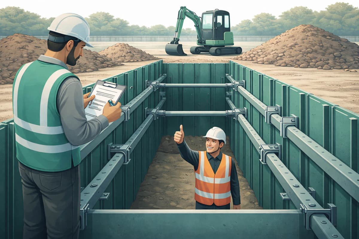 Excavation Inspection Register Excel template for tracking excavation safety inspections